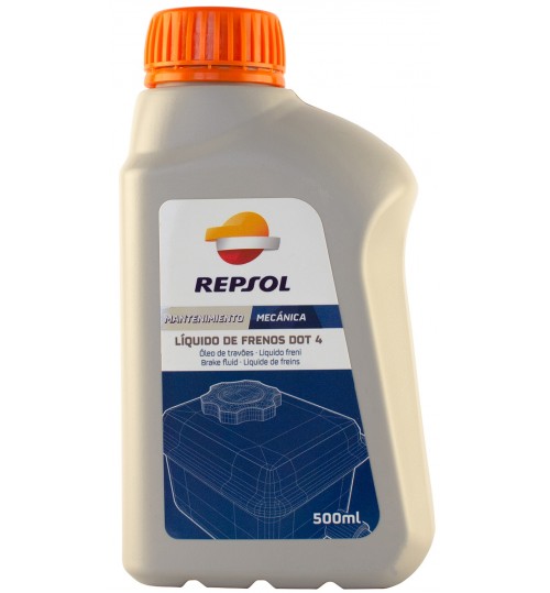 REPSOL LIQUIDO FRENOS DOT-4, 500мл